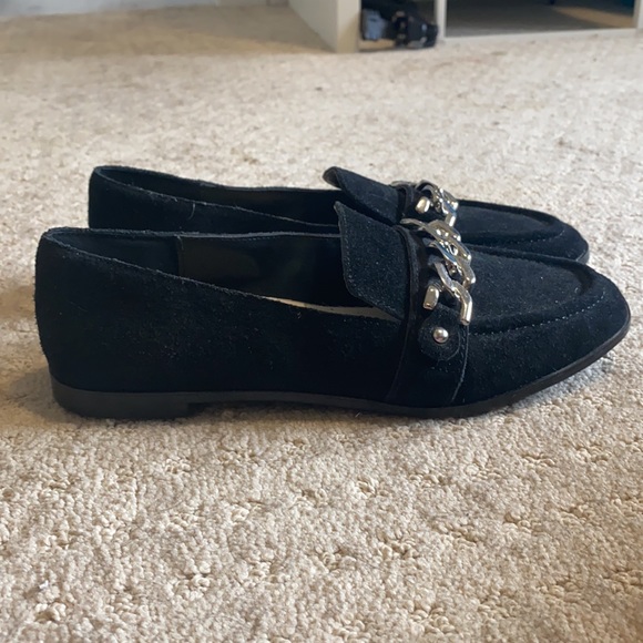 Chain Suede Flats - Picture 2 of 3
